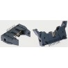 TE Connectivity AMP-LATCH Series Right Angle Through Hole PCB Header, 34 Contacts, 2.54 mm Pitch, 2 Row, Shrouded 5499786-8