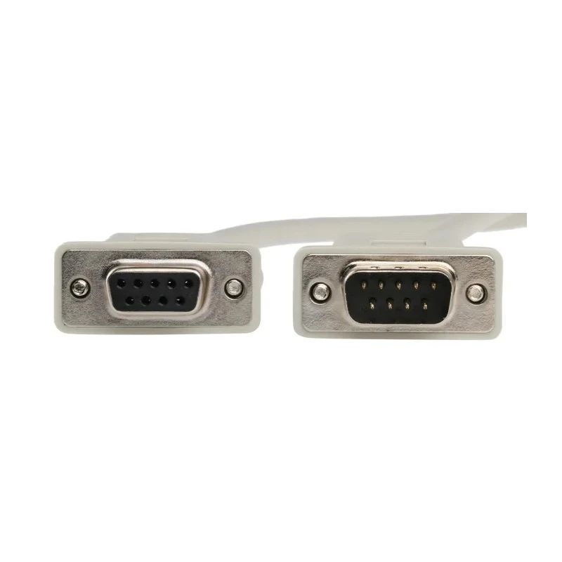 Roline Male D-Sub 9-Pin to Female DB9 Serial Cable 1.8m Grey Polyvinyl Chloride Jacket 11.01.6218-50