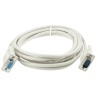 Roline VGA Cable Female Female HD15 to Male Male HD15, 3 m Grey, 300V HD15