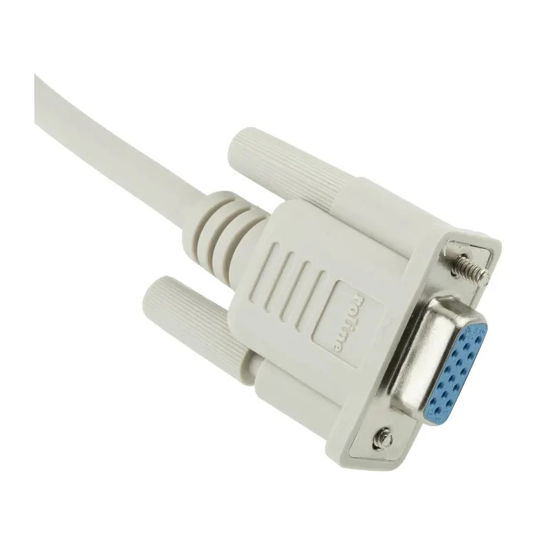 Roline VGA Cable Female Female HD15 to Male Male HD15, 3 m Grey, 300V HD15