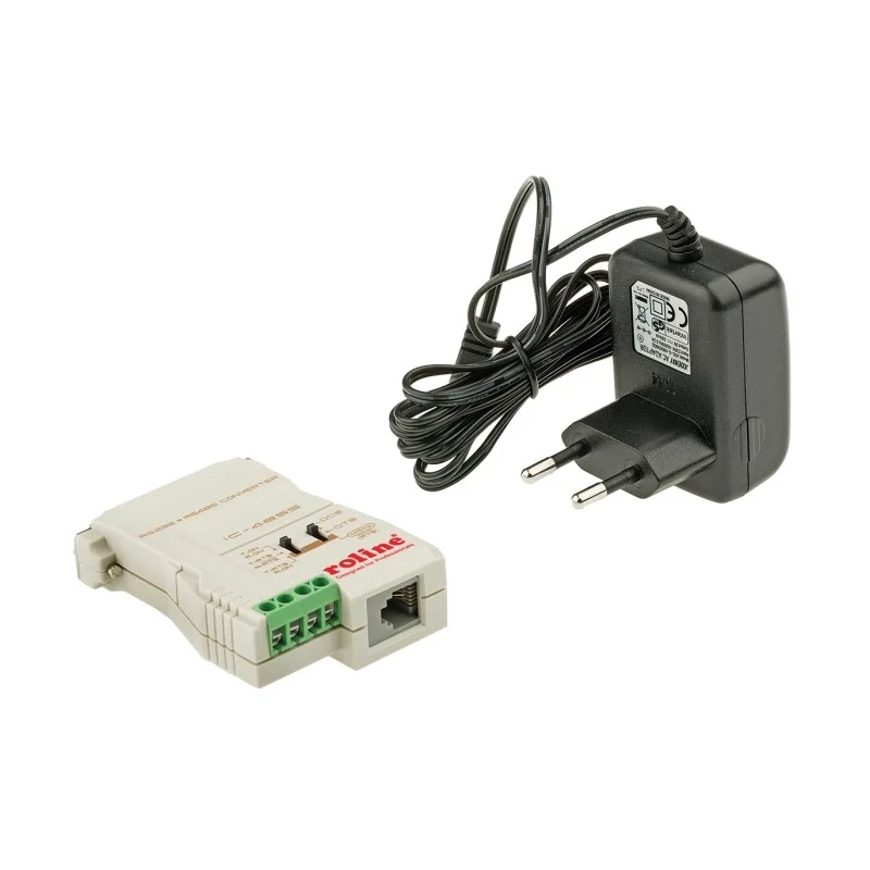 Roline RS485, RS232 Interface Converter, 2 Ports, 100kbps Baud Rate, Model 777-924