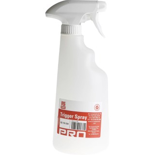 RS PRO Clear Spray Bottle, 600ml Plastic Bottle for Water Based and Non-Aggressive Solvents 779-318