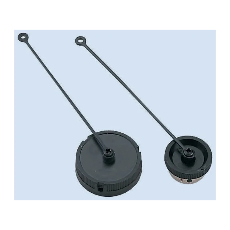 ITT Cannon Female Dust Cap IP67 Rated with Nickel Finish Nylon Plastic Copper Alloy Stainless Steel Metal 