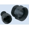 ITT Cannon Circular Connector Backshell Size 16 Straight Female Black 35mm Length TNA16CA01-20L / 192900-0187