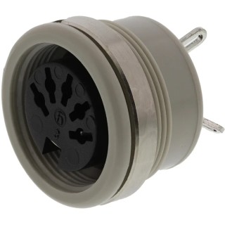 Hirschmann MAB 3 Pole Straight Standard DIN Socket DIN 41524, 4A, 34 V ac/dc, IP30, Screw Lock, Panel Mount Female 776-088