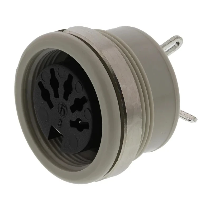 Hirschmann MAB 3 Pole Straight Standard DIN Socket DIN 41524, 4A, 34 V ac/dc, IP30, Screw Lock, Panel Mount Female 776-088