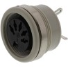 Hirschmann MAB 3 Pole Straight Standard DIN Socket DIN 41524, 4A, 34 V ac/dc, IP30, Screw Lock, Panel Mount Female 776-088