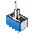 APEM Toggle Switch, Panel Mount, On-On, 4PDT, Solder Terminal, 30 V dc, 250 V ac 5666A