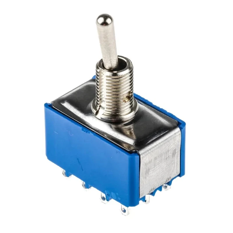APEM Toggle Switch, Panel Mount, On-On, 4PDT, Solder Terminal, 30 V dc, 250 V ac 5666A