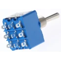APEM Toggle Switch Panel Mount On-On 3PDT Solder Terminal 30 V dc 250 V ac 5656A