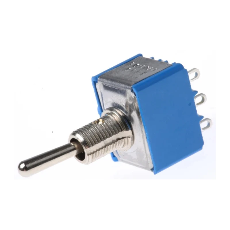 APEM Toggle Switch Panel Mount On-On 3PDT Solder Terminal 30 V dc 250 V ac 5656A