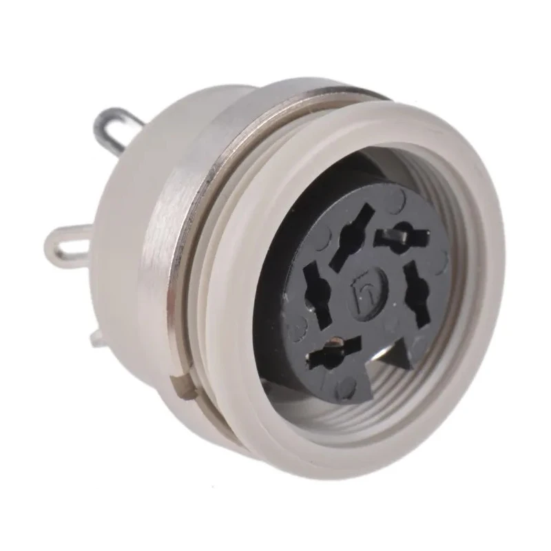 Hirschmann MAB 5 Pole Straight Standard DIN Socket Panel Mount Female Screw Lock 4A 34V AC/DC 930952517 MAB 5100