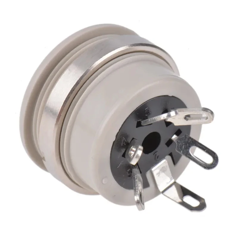 Hirschmann MAB 5 Pole Straight Standard DIN Socket Panel Mount Female Screw Lock 4A 34V AC/DC 930952517 MAB 5100