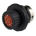 ITT Cannon Circular Connector 19 Contacts Panel Mount Socket Male IP67 Trident Neptune Series TN7S16-0019P1L / 192900-0353