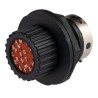 ITT Cannon Circular Connector 19 Contacts Panel Mount Socket Male IP67 Trident Neptune Series TN7S16-0019P1L / 192900-0353