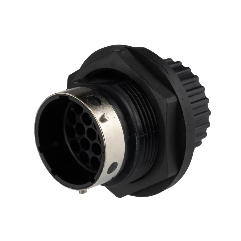 ITT Cannon Circular Connector 19 Contacts Panel Mount Socket Male IP67 Trident Neptune Series TN7S16-0019P1L / 192900-0353