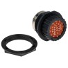 ITT Cannon Circular Connector Panel Mount 31 Contacts Socket Male IP67 Trident Neptune Series TN7S24-1219P1L / 192900-0077