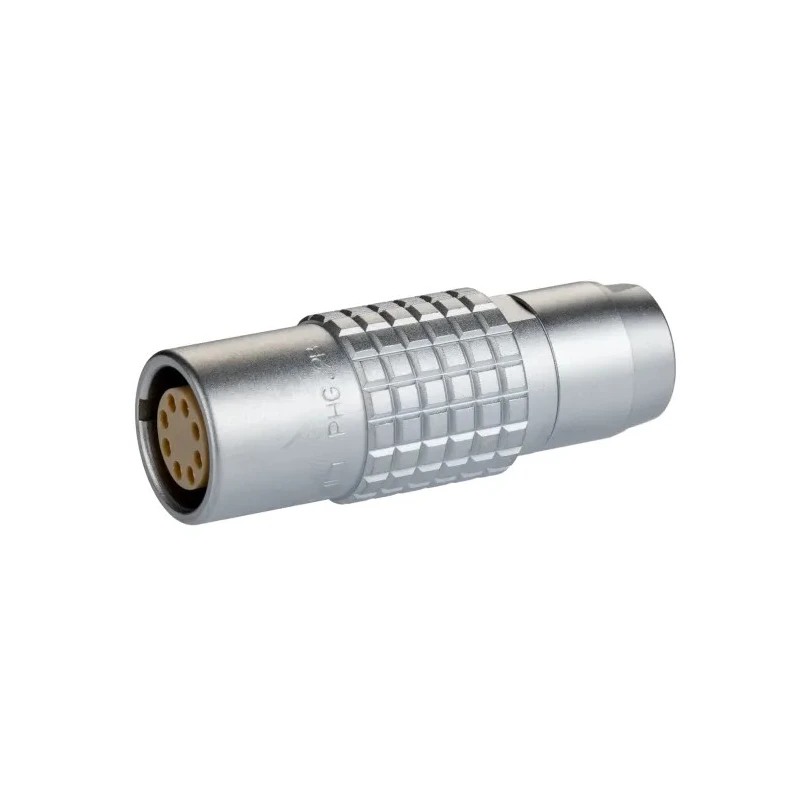 LEMO Circular Connector 8 Contacts Cable Socket Female IP50 Brass Housing 2B Series PHG.2B.308.CLLZ