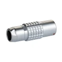LEMO Circular Connector 8 Contacts Cable Socket Female IP50 Brass Housing 2B Series PHG.2B.308.CLLZ