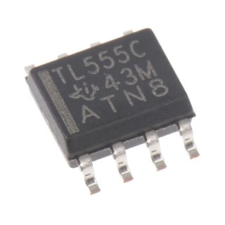Texas Instruments Timer Circuit 1 Internal Timer 8-Pin SOIC Surface Mount TLC555CD