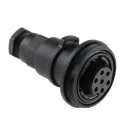 Amphenol Bulgin Standard Buccaneer 7-Contact Female Circular In-Line Socket Connector 250V 5A IP68 PX0746/S