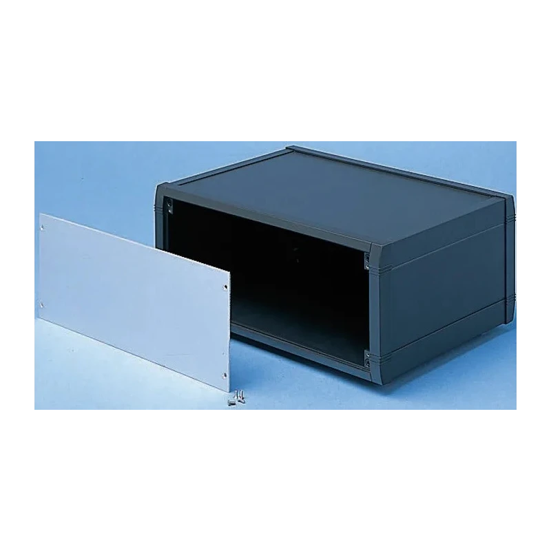 METCASE Transparent Aluminium Front Panel 65 mm Height, 2 mm Width, 220 mm Length for Mettec Case M5700613