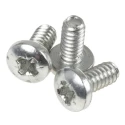 RS PRO Pozidriv Pan Steel Machine Screw No 4 UNC Thread 6.35 mm Length Bright Zinc Plated 274-5092
