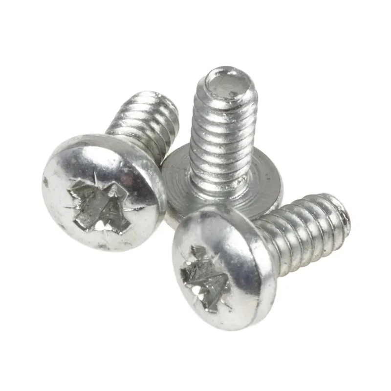 RS PRO Pozidriv Pan Steel Machine Screw No 4 UNC Thread 6.35 mm Length Bright Zinc Plated 274-5092