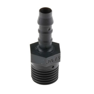 RS PRO Hose Connector 6 mm ID Nylon Body Straight Male Coupling 1/4 in BSP Threaded 795-118