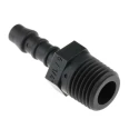 RS PRO Hose Connector 6 mm ID Nylon Body Straight Male Coupling 1/4 in BSP Threaded 795-118