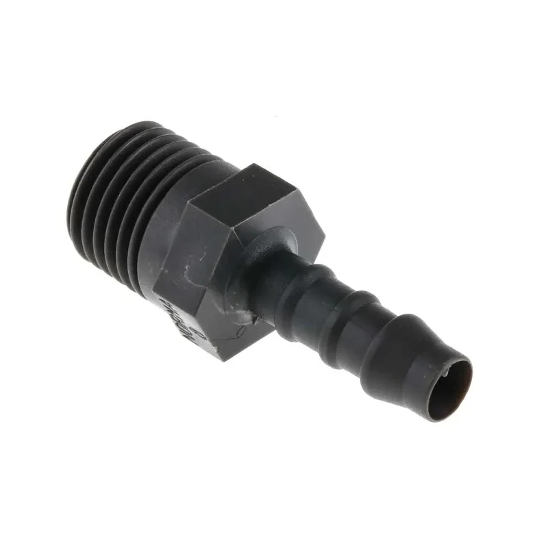 RS PRO Hose Connector 6 mm ID Nylon Body Straight Male Coupling 1/4 in BSP Threaded 795-118