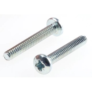 RS PRO Pozidriv Pan Steel Machine Screw 19.05 mm No 4 UNC 274-5159