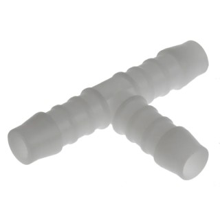RS PRO Hose Connector 10 mm ID Push-on Acetal Body Male Tee Coupling Connector 795-427