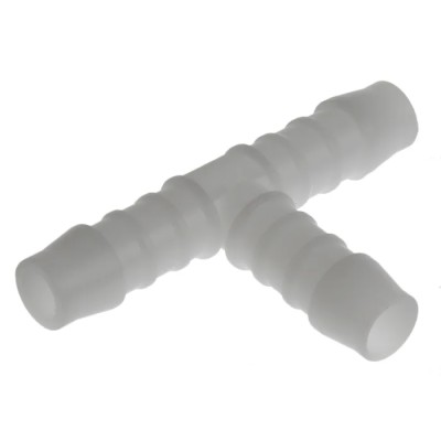 RS PRO Hose Connector 10 mm ID Push-on Acetal Body Male Tee Coupling Connector 795-427