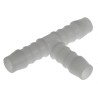 RS PRO Hose Connector 10 mm ID Push-on Acetal Body Male Tee Coupling Connector 795-427