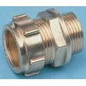 RS PRO Brass Pipe Fitting 3/8 In BSPP Male Compression Coupler Male G 10 mm 3/8 In 796-795