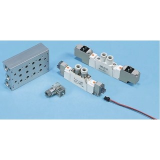 SMC Pneumatic Solenoid Valve 5/2 Solenoid G SY5000 Series 24V DC Die Cast Aluminium Body 