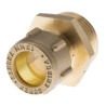 RS PRO Brass Pipe Fitting 3/4 In BSPP Male Compression Coupler, Male G 15 mm to Female 3/4 In 798-066