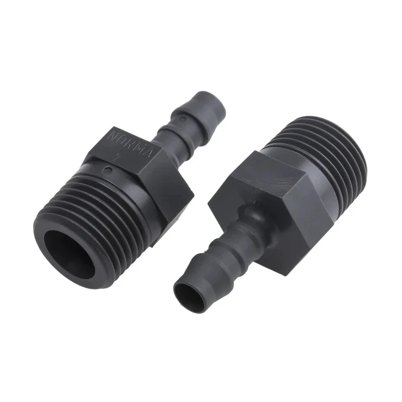 RS PRO Hose Connector 8 mm Inside Diameter Nylon Body Push-On to Threaded BSP Male 1/2 in to 1/4 in 795-168