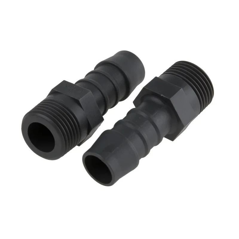 RS PRO Hose Connector Nylon Body 12 mm Inner Diameter BSP Male Threaded 3/8 in to 1/4 in Black 795-196