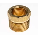 RS PRO Brass Pipe Fitting Straight Reducer Bush Male BSPT 3/4 in to Female BSP 1/2 in 798-331