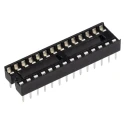 Winslow 2.54 mm Pitch Vertical 28 Way Through Hole Stamped Pin Open Frame DIL Socket 10A W3128/3TRC