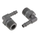 RS PRO Nylon Hose Connector 8 mm ID Male BSP Threaded 1/2 in Elbow Connector 795-275
