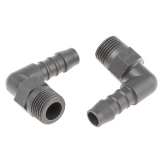 RS PRO Nylon Hose Connector 10 mm ID, Male BSP Threaded 3/8 in Connection Germany 795-297