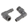 RS PRO Nylon Hose Connector 10 mm ID, Male BSP Threaded 3/8 in Connection Germany 795-297