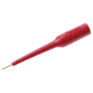 Fluke Red Test Connector Adapter with Brass Contacts and Gold Plated, 70V DC, 3A Current Capacity 3561-2