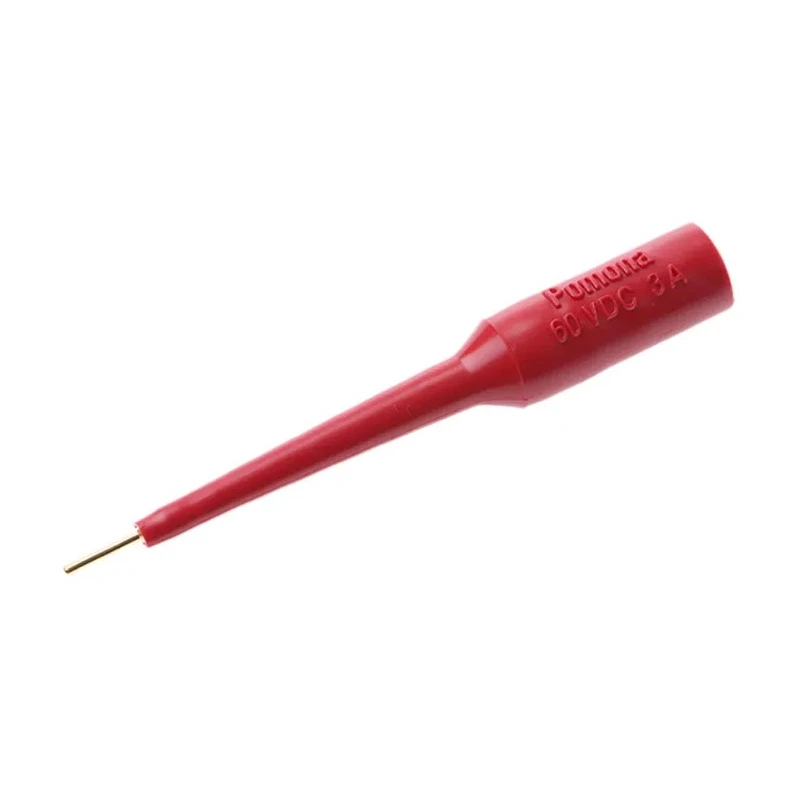 Fluke Red Test Connector Adapter with Brass Contacts and Gold Plated, 70V DC, 3A Current Capacity 3561-2