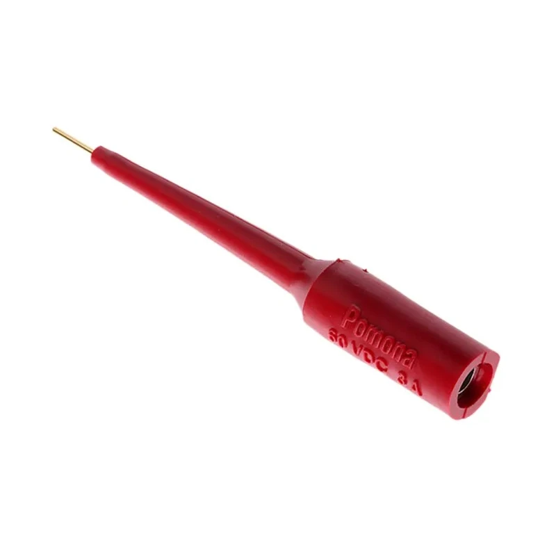 Fluke Red Test Connector Adapter with Brass Contacts and Gold Plated, 70V DC, 3A Current Capacity 3561-2