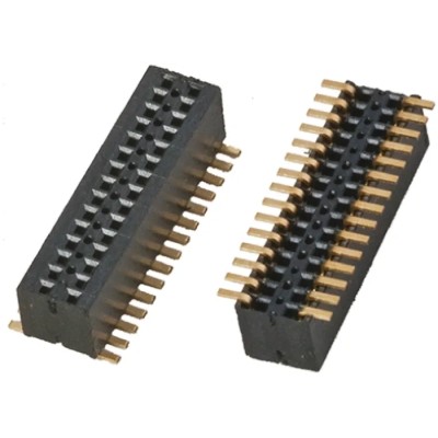 Samtec CLE Series Straight Surface PCB Socket 20-Contact 2 Row 0.8 mm Pitch Solder CLE-110-01-G-DV