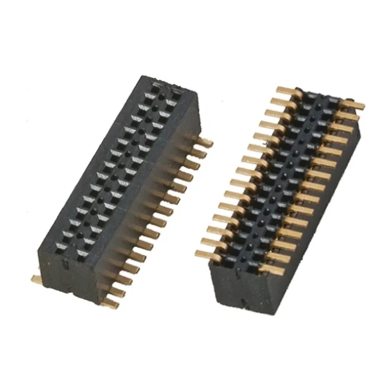 Samtec CLE Series Straight Surface PCB Socket 20-Contact 2 Row 0.8 mm Pitch Solder CLE-110-01-G-DV